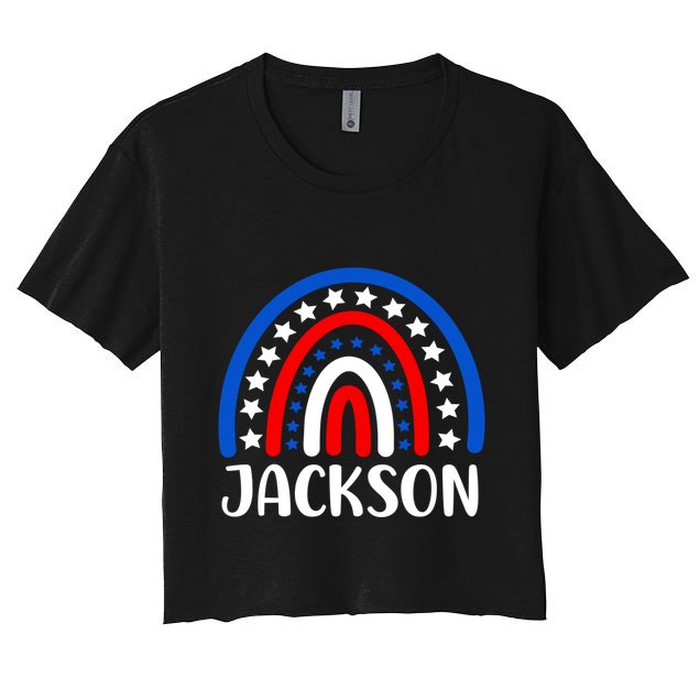 Jackson Mississippi Gift I Love Jackson Usa Funny Gift Crop Top