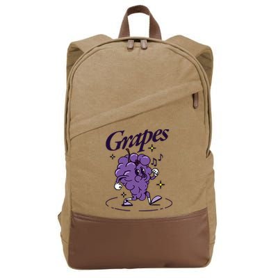 James Marriott Grapes Cotton Canvas Backpack