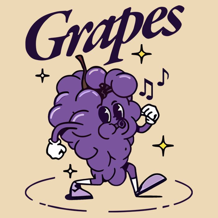 James Marriott Grapes Zip Tote Bag