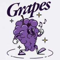 James Marriott Grapes Button
