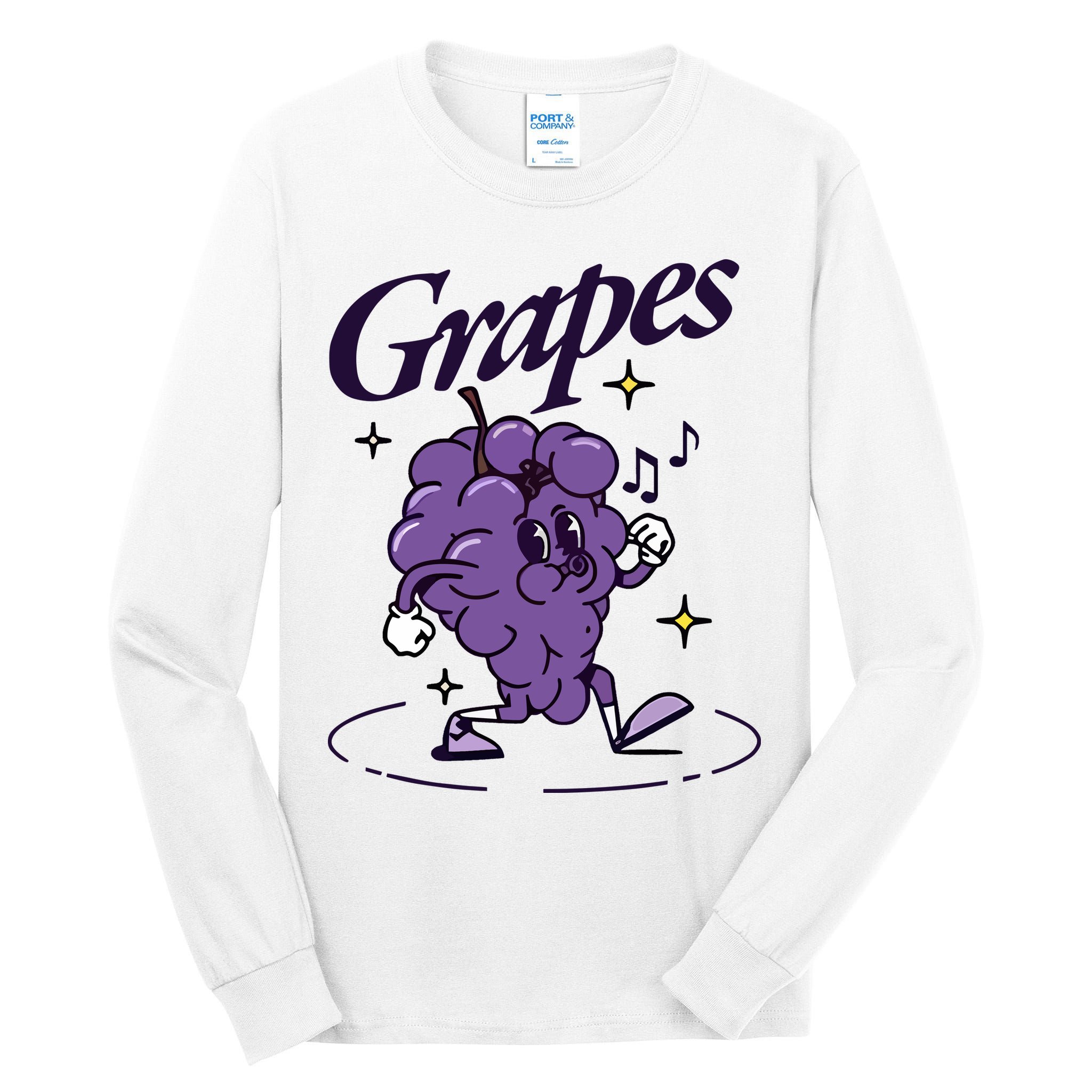 James Marriott Grapes Tall Long Sleeve T-Shirt