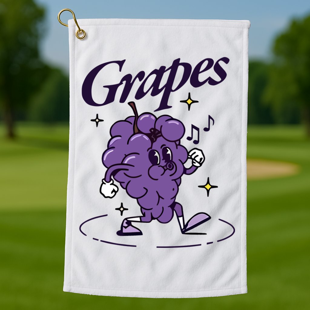 James Marriott Grapes Golf Towel
