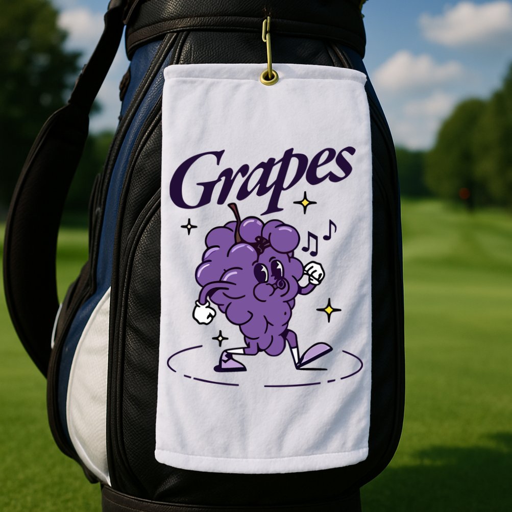 James Marriott Grapes Golf Towel