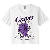 James Marriott Grapes Women's Crop Top Tee