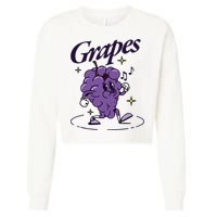 James Marriott Grapes Cropped Pullover Crew