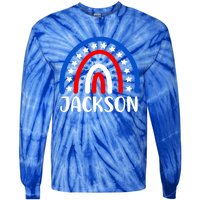 Jackson Mississippi Gift I Love Jackson Usa Gift Tie-Dye Long Sleeve Shirt