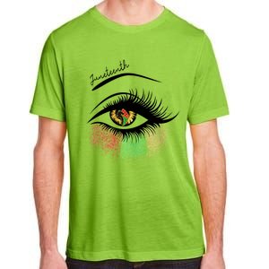 Juneteenth Meaningful Gift For Women Juneteenth Eye African American Cool Gift Adult ChromaSoft Performance T-Shirt