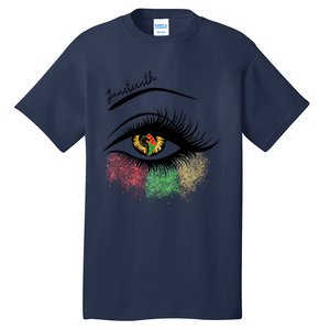 Juneteenth Meaningful Gift For Women Juneteenth Eye African American Cool Gift Tall T-Shirt