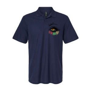 Juneteenth Meaningful Gift For Women Juneteenth Eye African American Cool Gift Softstyle Adult Sport Polo