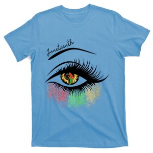 Juneteenth Meaningful Gift For Women Juneteenth Eye African American Cool Gift T-Shirt