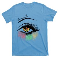 Juneteenth Meaningful Gift For Women Juneteenth Eye African American Cool Gift T-Shirt