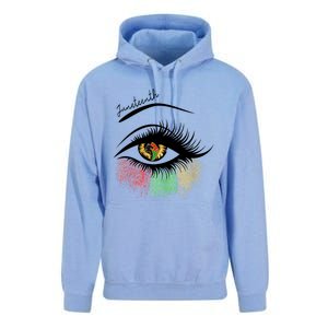 Juneteenth Meaningful Gift For Women Juneteenth Eye African American Cool Gift Unisex Surf Hoodie