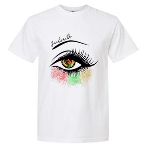 Juneteenth Meaningful Gift For Women Juneteenth Eye African American Cool Gift Garment-Dyed Heavyweight T-Shirt