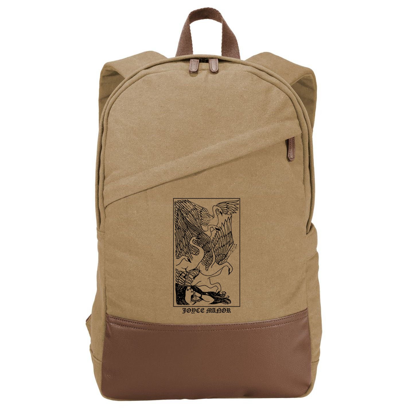Joyce Manor Goose Girl Cotton Canvas Backpack