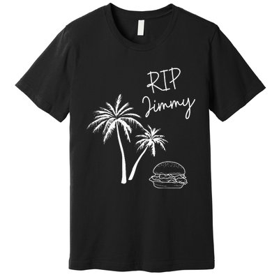 Jimmy! Music Genius! Palm Tree And A Burger! Premium T-Shirt