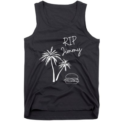 Jimmy! Music Genius! Palm Tree And A Burger! Tank Top