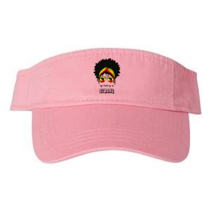 Juneteenth My History Is Strong Black Pride Beautiful Hair Gift Valucap Bio-Washed Visor