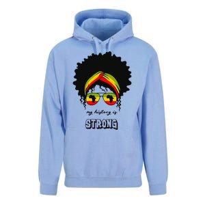 Juneteenth My History Is Strong Black Pride Beautiful Hair Gift Unisex Surf Hoodie