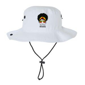 Juneteenth My History Is Strong Black Pride Beautiful Hair Gift Legacy Cool Fit Booney Bucket Hat