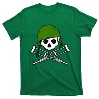 Jackass Military Helmet Skull & Crossbones Logo T-Shirt