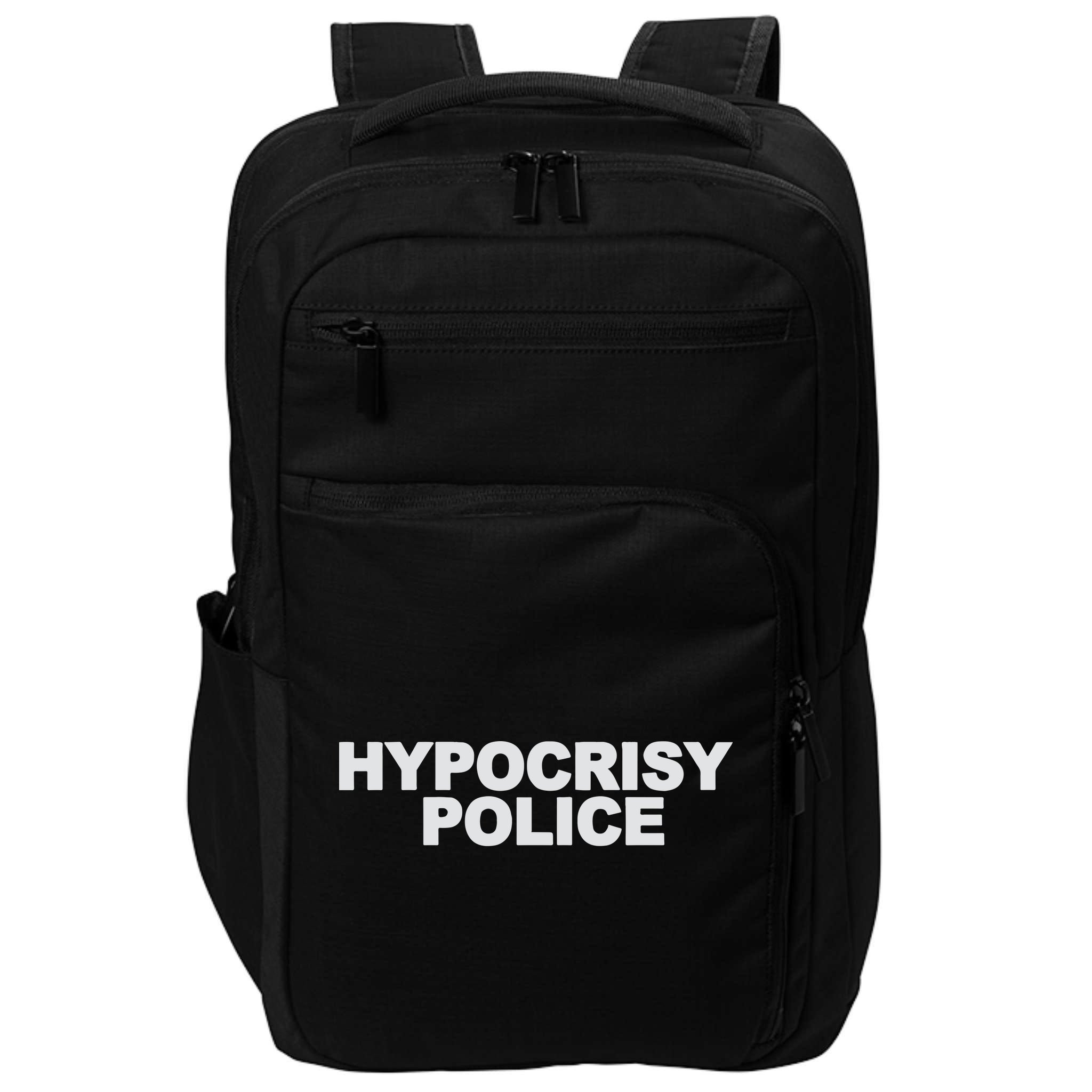 John Melendez Hypocrisy Police Impact Tech Backpack