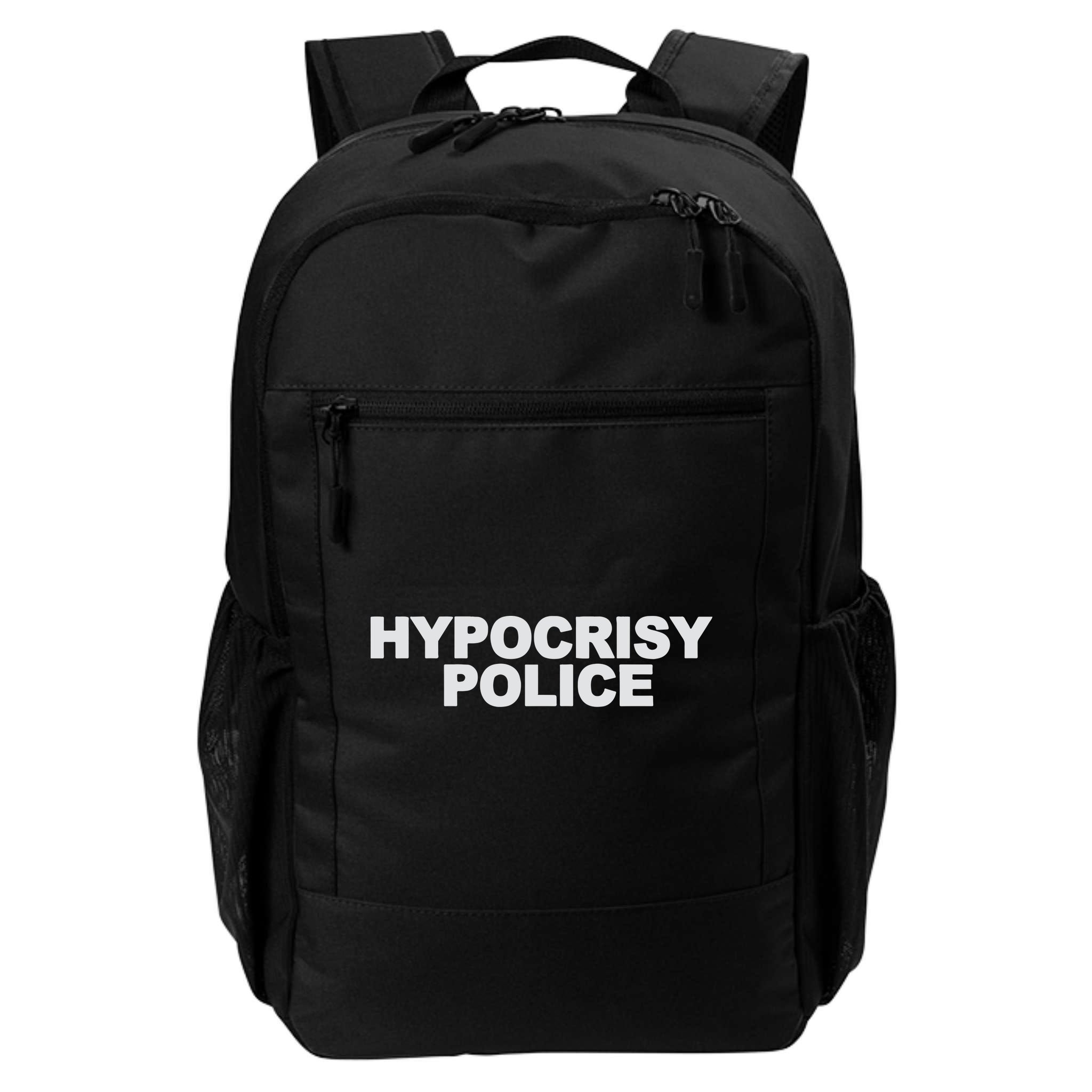 John Melendez Hypocrisy Police Backpack