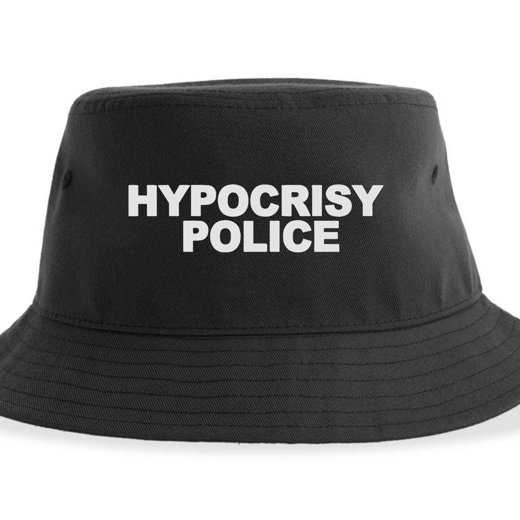 John Melendez Hypocrisy Police Sustainable Bucket Hat