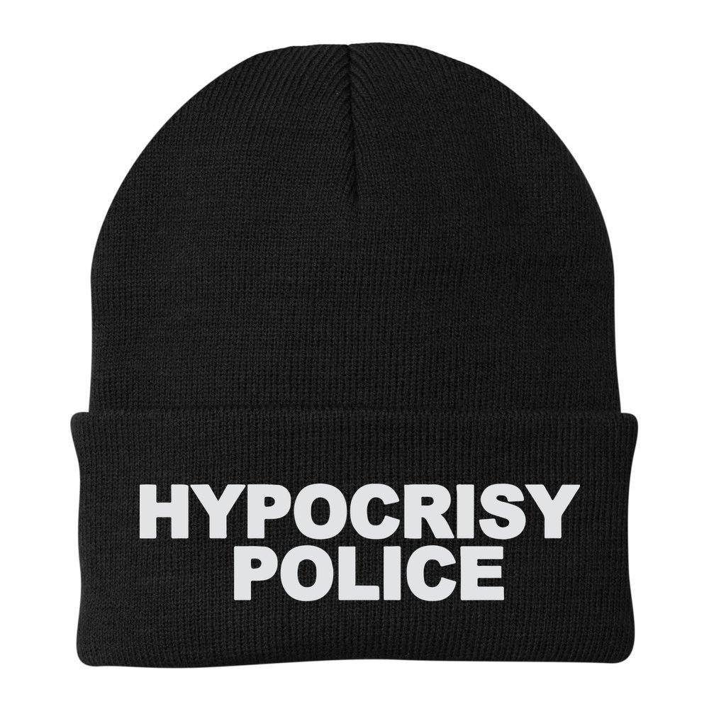 John Melendez Hypocrisy Police Beanie