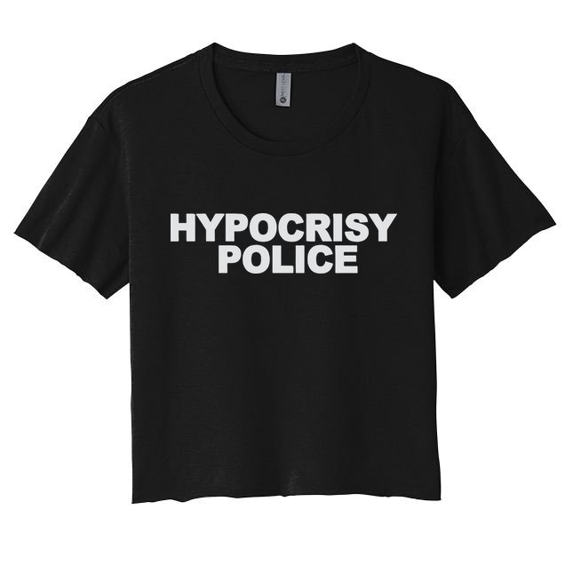 John Melendez Hypocrisy Police Crop Top