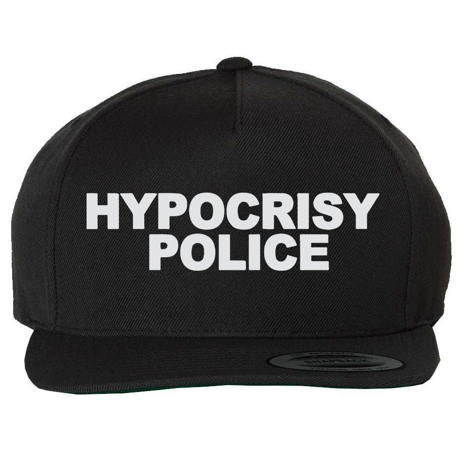 John Melendez Hypocrisy Police Wool Snapback Cap