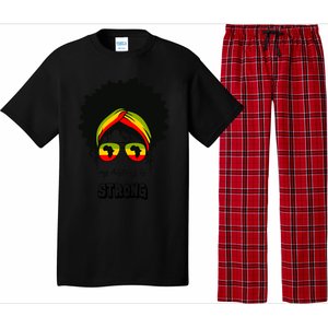 Juneteenth My History Is Strong Black Pride Beautiful Hair Meaningful Gift Pajama Set