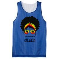 Juneteenth My History Is Strong Black Pride Beautiful Hair Meaningful Gift Mesh Reversible Basketball Jersey Tank