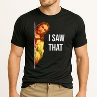 Jesus Meme I Saw That Christian God Funny Quote Cooling Performance Crew T-Shirt