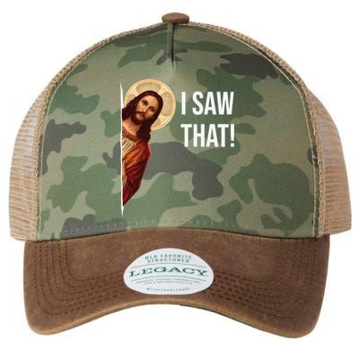Jesus Meme I Saw That Legacy Tie Dye Trucker Hat
