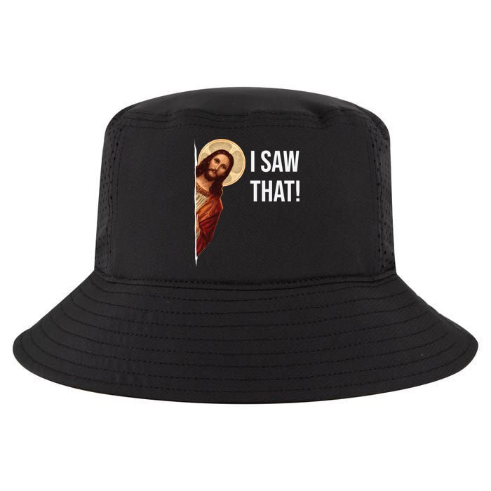 Jesus Meme I Saw That Cool Comfort Performance Bucket Hat