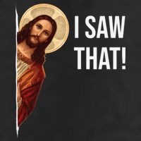 Jesus Meme I Saw That Cool Comfort Performance Bucket Hat
