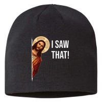 Jesus Meme I Saw That Sustainable Beanie