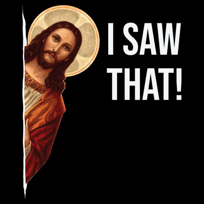 Jesus Meme I Saw That Sustainable Beanie