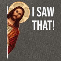 Jesus Meme I Saw That Cotton Canvas Backpack