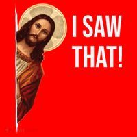 Jesus Meme I Saw That Button