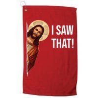 Jesus Meme I Saw That Golf Towel