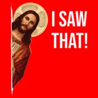 Jesus Meme I Saw That Visor