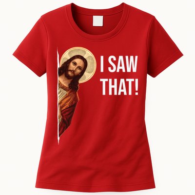 Jesus Meme I Saw That Womens T-Shirt