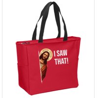 Jesus Meme I Saw That Zip Tote Bag