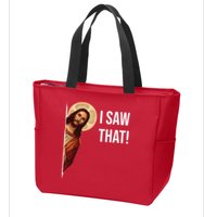 Jesus Meme I Saw That Zip Tote Bag