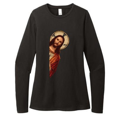 Jesus Meme I Saw That Womens CVC Long Sleeve Shirt