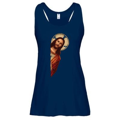 Jesus Meme I Saw That Ladies Essential Flowy Tank