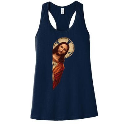 Jesus Meme I Saw That Women's Racerback Tank