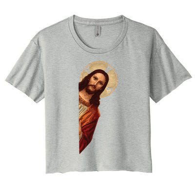 Jesus Meme I Saw That Women's Crop Top Tee