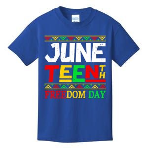 Juneteenth Melanin Independence Day African Pride Freedom Funny Gift Kids T-Shirt